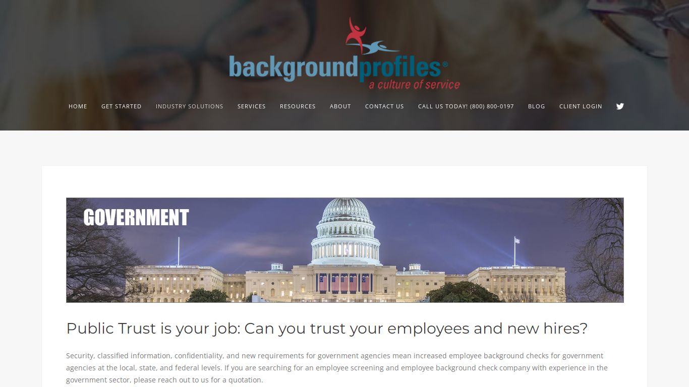 Employee Background Checks and Screenings - Federal & State Governments ...